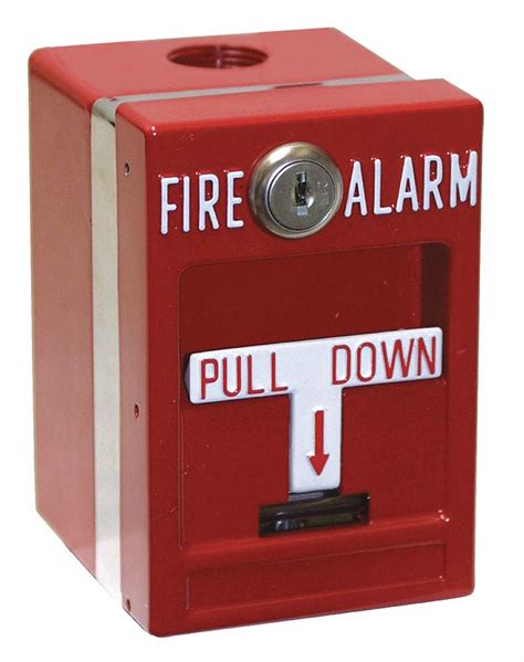 Edwards Signaling Dpdtkey Resetsingle Action Red Fire Alarm Pull