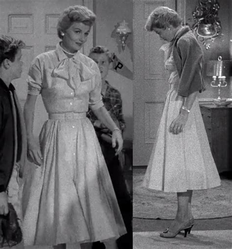 leave it to beaver s1 ep5 mrs cleaver in one of her fabulous dresses including a pair of