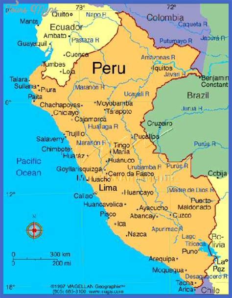 Lima Peru Map South America United States Map