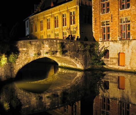 Wallpaper People Water Night Belgium Brugge Bruges Gettyimages