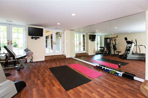 Clayton Mo Home Addition Modern Home Gym St Louis By Hibbs
