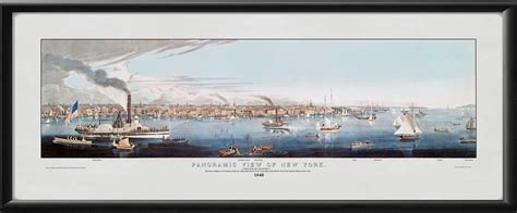 New York City Ny 1840 Vintage City Maps