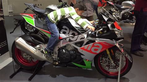 Check out rsv4 images mileage specifications features variants colours at autoportal.com. 2017 Aprilia RSV4 RF walk around & price - YouTube