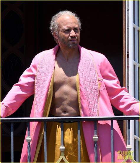 Edgar Ramirez Goes Shirtless Wears Pink Robe For Versace Photo