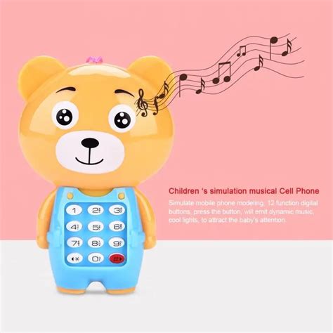 Baby Cute Animal Mobile Musical Simulation Multifunctional Cell Phone