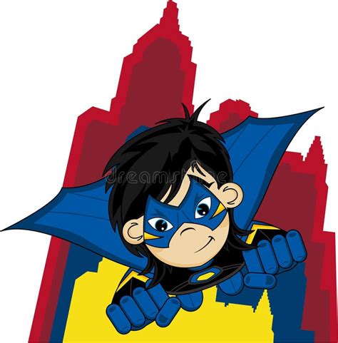 Cute Cartoon Superhero Stock Vector Illustration Of Superheroes 95080834