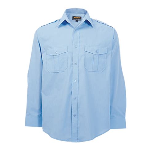 Pilot Shirt Long Sleeve Barrons Workwear