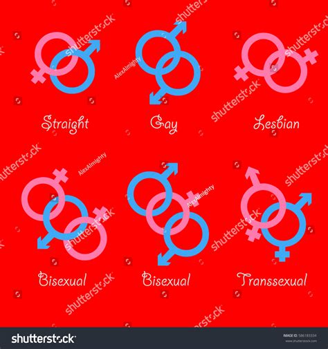 Sexual Orientation Vector Icons Stock Vector Royalty Free 586183334