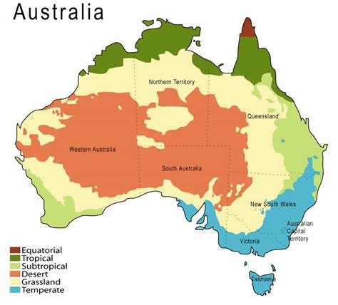 Australia Physical Divisions Climate And Natural Regions