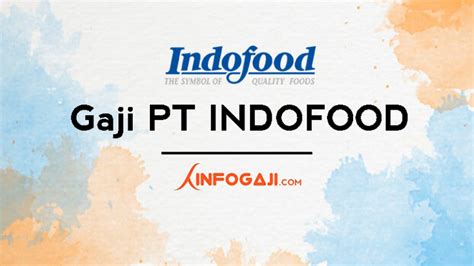 Gaji Karyawan PT Indofood Sukses Makmur Seluruh Jabatan 2022