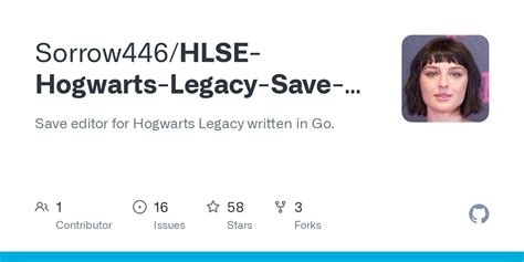 Releases Sorrow Hlse Hogwarts Legacy Save Editor Github