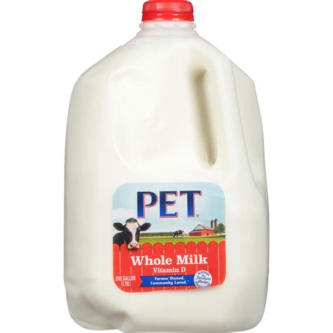 Pet Dairy Whole Milk With Vitamin D Milk Gallon 1 Jug