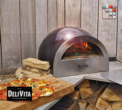 Four à Pizza Bois Mobile DeliVita Barbecue Kamado MONOLITH Braser