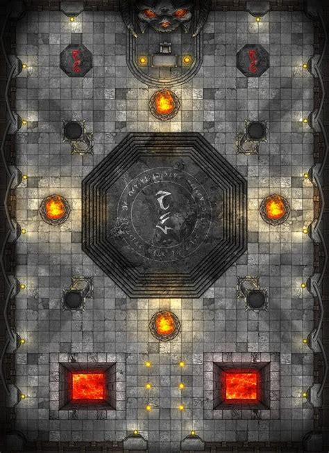 Altar Of The Abyss Battlemaps Dnd World Map Dungeon Maps Fantasy Map