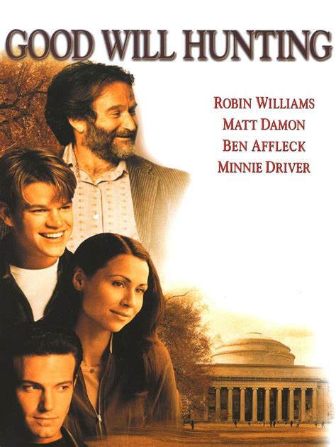Some people can't believe in themselves, until someone believes in them. Good Will Hunting Movie Trailer and Videos | TV Guide