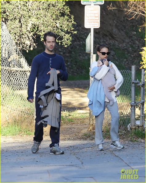Natalie Portman And Aleph Griffith Park With Benjamin Millepied Photo