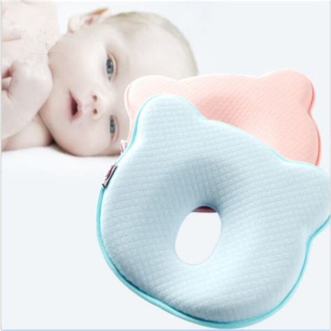 1pc Polyester Fiber Baby Shaping Pillow Prevent Flat Head Newborn Room