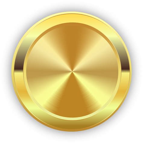 Download This Free Icons Png Design Of Round Golden Badge Png Image