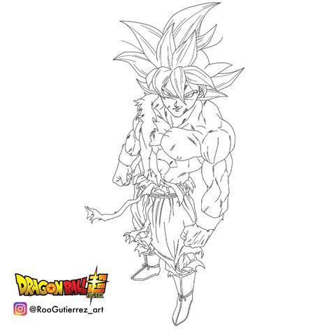 Get Imagen De Goku Ultra Instinto Dominado Para Colorear Images