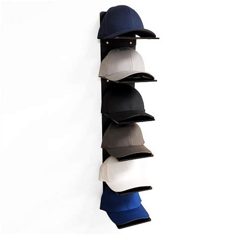 Ondisplay Luxe Acrylic Hat Rack Display Wall Mounted Baseball Cap