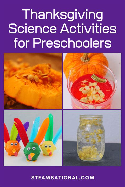 Easy Preschool Thanksgiving Stem Activities