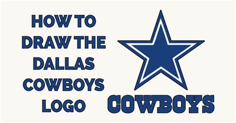 How To Draw The Dallas Cowboys Logo Really Easy Drawing Tutorial