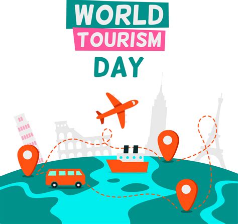 Tourism Day Tourist Spots Landmark Monument World Poster Travel