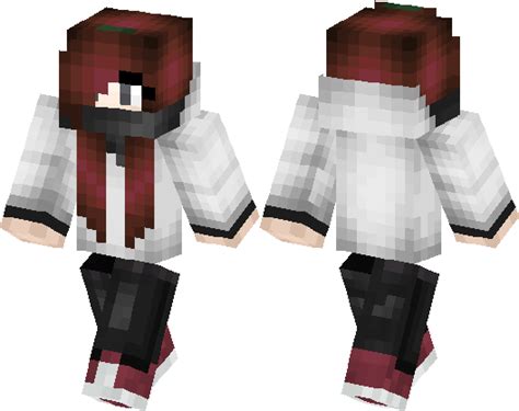 Tomboy Girl With Bandana And Deep Red Hair Minecraft Skin Minecraft Hub