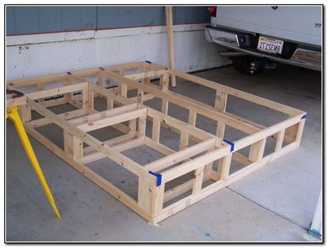 We do well headboard and footboard brackets separately. California King Platform Bed Frame Plans | California king ...
