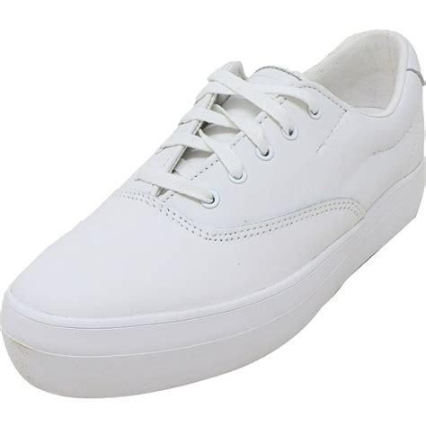 Keds Keds Womens Rise Leather White Ankle High Sneaker 9m