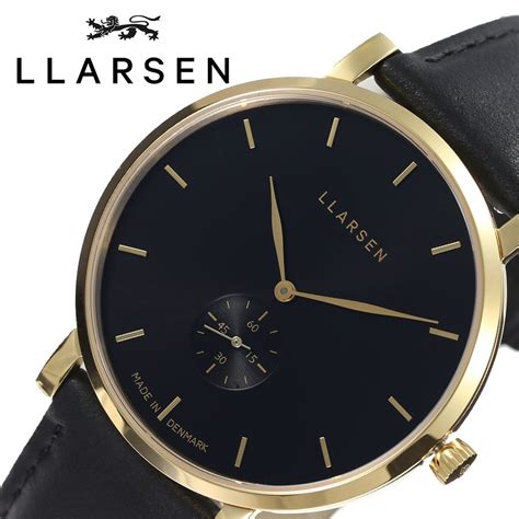 楽天市場エルラーセン 時計 L LARSEN 腕時計 ニコライ Nikolaj メンズ ブラック LL143GBCL 正規品 人気
