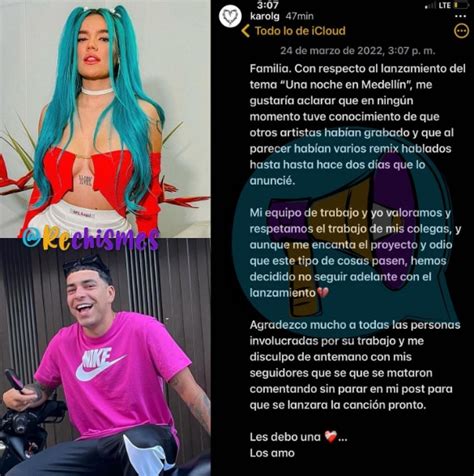 Karol G Anunció Que No Será Lanzada ‘una Noche En Medellín Canción