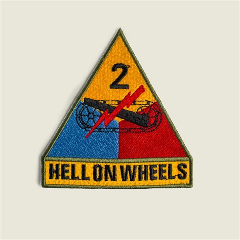 2nd Armored Division Hell On Wheels Patch Timechine Co