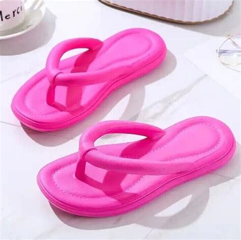 women s thong flip flop beach sandals soft bottom ebay