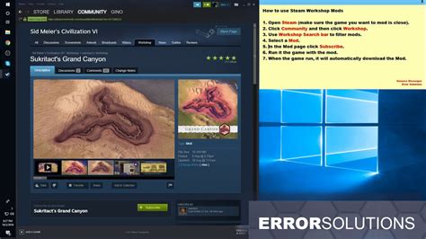 Install Mods On Steam Games How To Use Steam Workshop Mods Youtube
