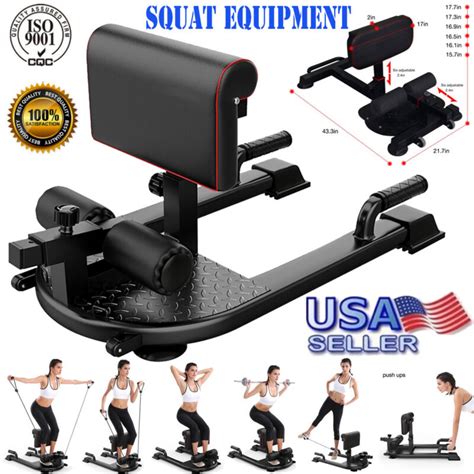 8 In 1 Multifunctional Squat Machine Deep Sissy Squat Home Gym Fitness