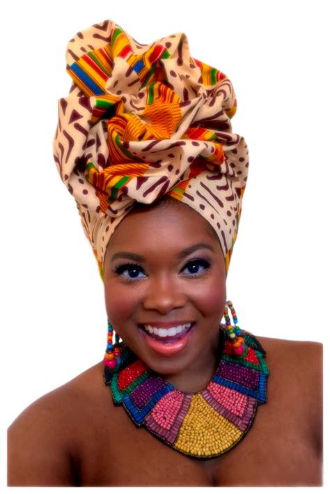 mixed tribal african print head wrap crownedinroyalty in 2020 african head wraps head wraps
