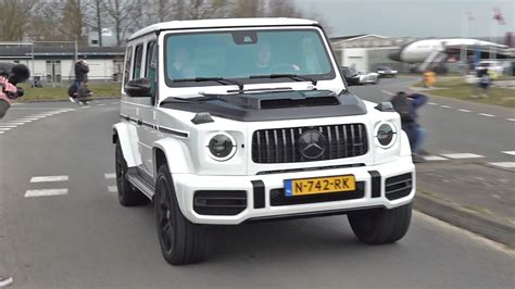 Mercedes Amg G63 With Akrapovic Exhaust Accelerations And Engine Sounds