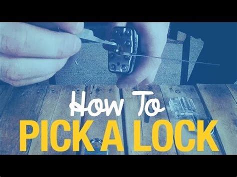 Maybe you would like to learn more about one of these? Never wonder how to pick a padlock or master lock again. This tutorial will walk you through ...