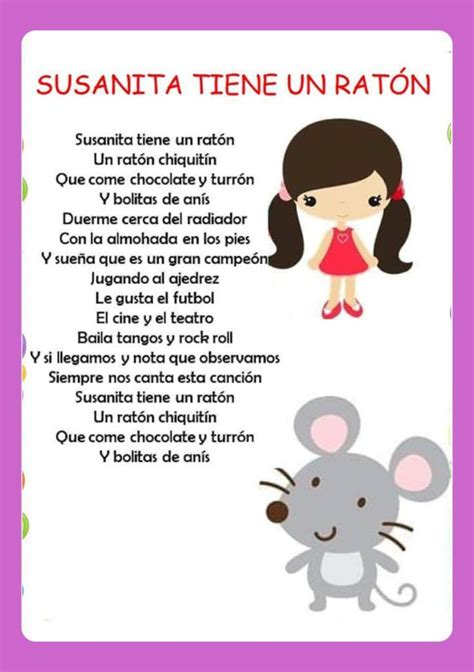 40 Canciones Cortas Para El Nivel Preescolar I Material Educativo Letras De Canciones