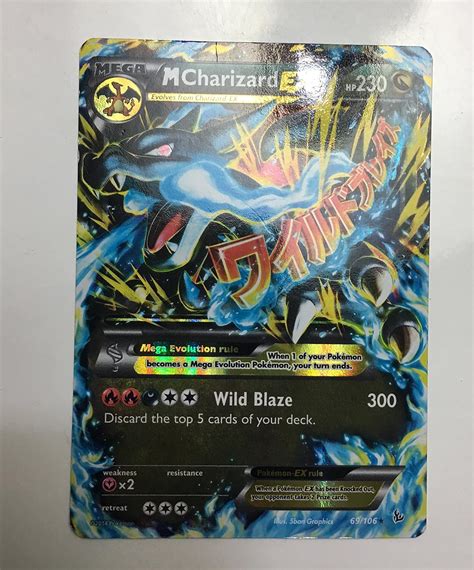 Pokemon Mega Charizard 69 Xy Flashfire Holo Toys