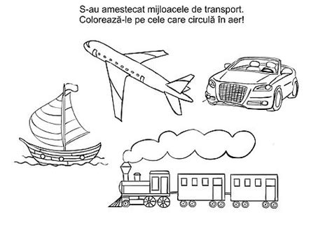 Details Of Mijloace De Transport In Aer Kindergarden School Activities