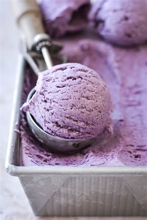 Blueberry Swirl Ice Cream No Churn Curly Girl Kitchen