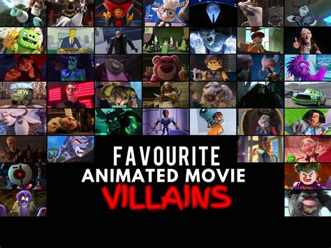 Favourite Animated Movie Villians By Justsomepainter11 On Deviantart