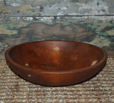Munising Wood Dough Bowl Primitive Rustic Serving Bowl Farmhouse