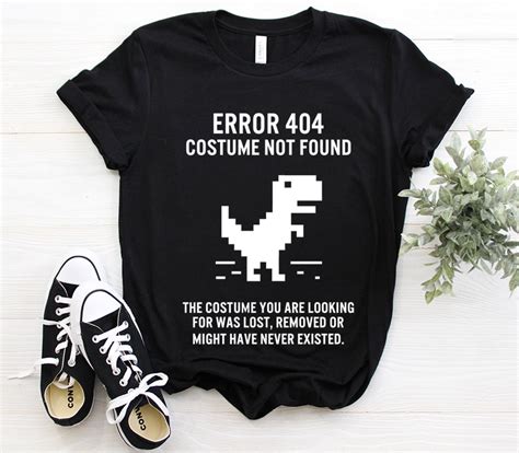 Halloween Error Costume Not Found Lost Removed Never Etsy