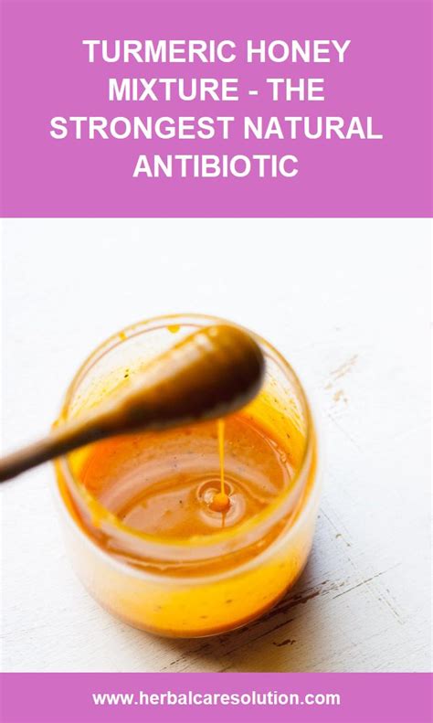 Turmeric Honey Mixture The Strongest Natural Antibiotic Herbal Care