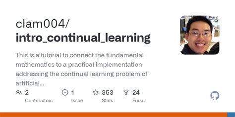 Github Clam004introcontinuallearning This Is A Tutorial To