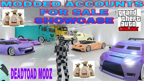 Gta 5 Online Modded Accounts Showcase Youtube