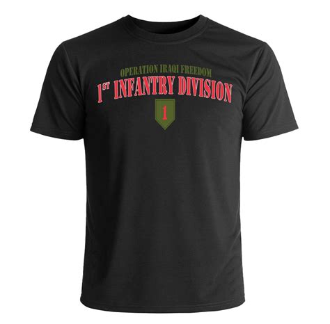 1st Infantry Divison Operation Iraqi Freedom T Shirt Operation Iraqi